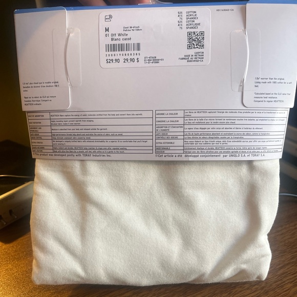 Men's White Turtleneck Sweater - Picture 3 of 3